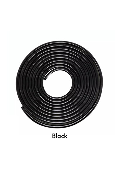 Choice 5m Black 5M Car Universal Door Edge Guards U Type Strip Moulding Seali...