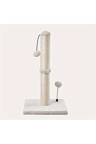 Choice M Beige 34-Inch High Cat Scratching Post Premium Basic Cat Scratching ...