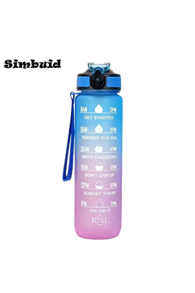 Choice 900-1000ml blue purple 1L Water Bottle Portable Sport Water Bottle Pre...