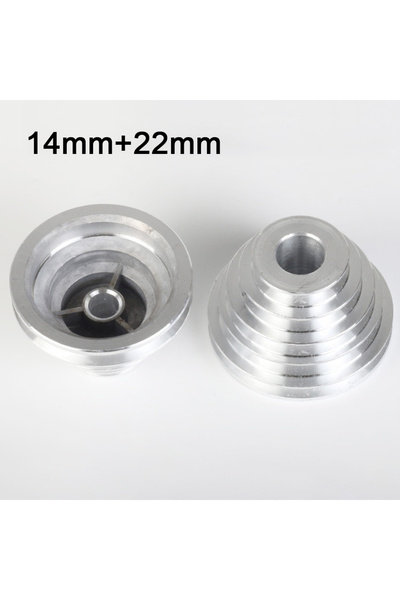 choice2 2pcs 1/2PCS 14/22mm Pagoda Pulley Wheel Aluminum Transmission Wheel F...