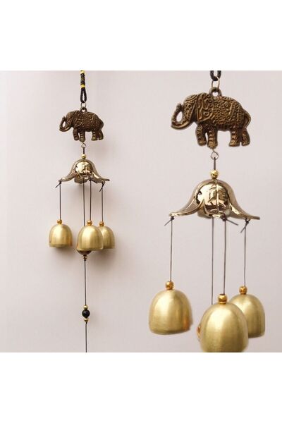 Choice3 5 Retro Wind Chimes Copper Wind Bell Hanging Pendants Garden Decorati...