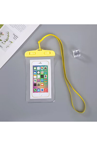JETTING Yellow Outdoor Universal Waterproof Pouch Swimming Beach Dry Bag Case...