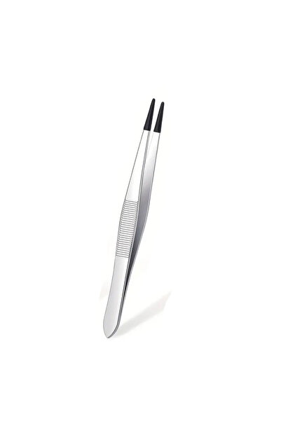 Choice4 1pcs Black C 1/2/4pcs Tweezers With Tips Tweezers PVC Silicone Coated...