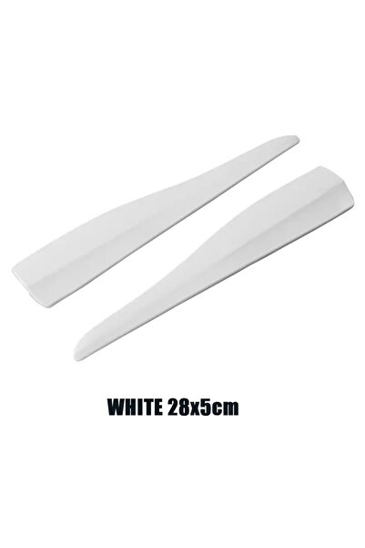 Choice8 Small-White Car Front Rear Bumper Corner Protector Guard Car Anti-col...
