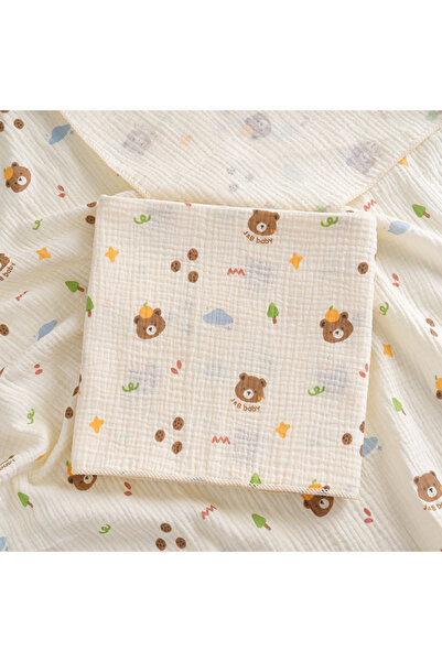 choice2 style 15 Cotton Muslin Cute Cartoon Printing Baby Swaddle Blanket Sof...