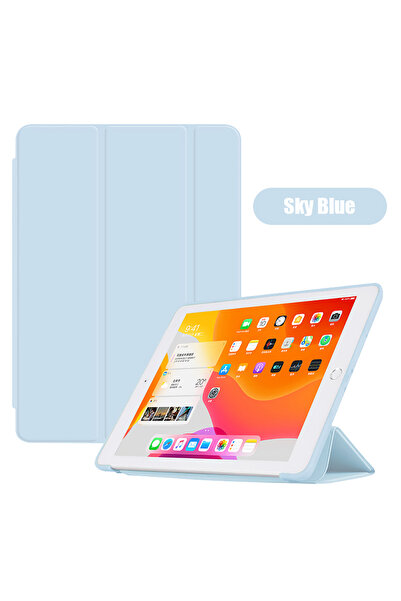 Choice حافظة iPad 7th 8th 9th10.2 Sky Blue لجهاز iPad Air 11 13 M2 2024 Pro 1...