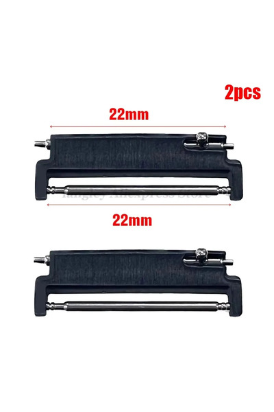 Choice9 Black-22mm to 22mm 1 Pair Watch Strap Adapter 18mm To 20mm 22mm,20mm ...