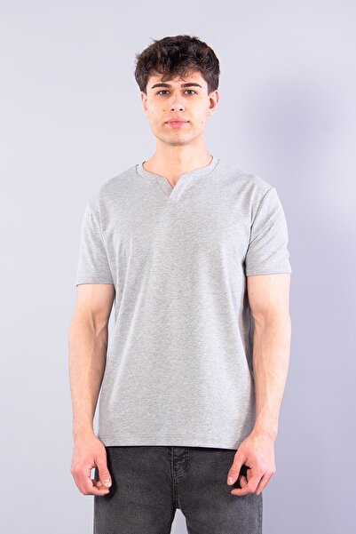 Mckanzie 2122 Μπλουζάκι Hakim Yaka Modern Fit 100% Βαμβακερό Basic