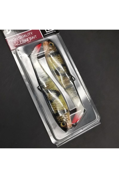 Choice 523-Color B ANFS 2pcs 3D Printing Soft Fishing Lure 10cm/3.93in Artifi...