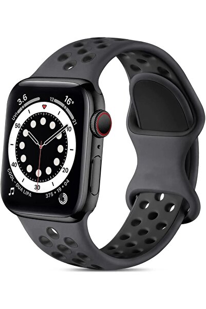 Choice 42 44 45mm Dark Gray Black Double Replacement Wrist Sport Silicone Wat...