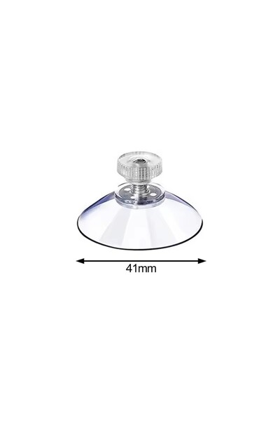 Choice 20pcs 41mm 20pcs Suction Cups Hook with Screw 32/41/53mm Clear PVC Suc...