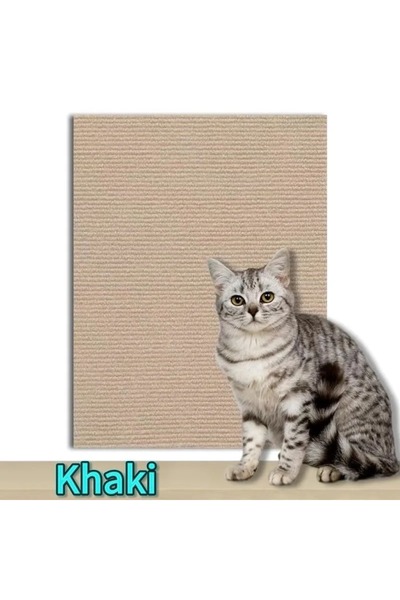 Choice15 40x100cm-2pcs Khaki Trimmable Cat Scratching Mat Cat Scratcher Sofa ...
