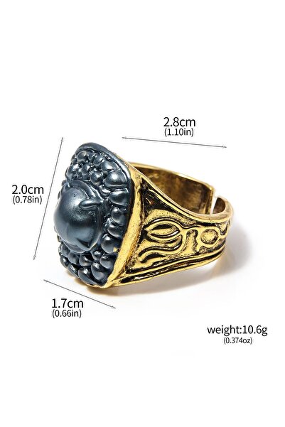 Choice R00177-01 Game Dark Souls Ring Black Red Sapphire Vintage Style Ring A...