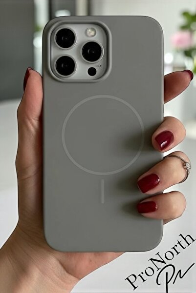 ProNorth IPhone 14 PRO Uyumlu Kılıf Kablosuz Şarj Destekli Premium Sıvı Silik...