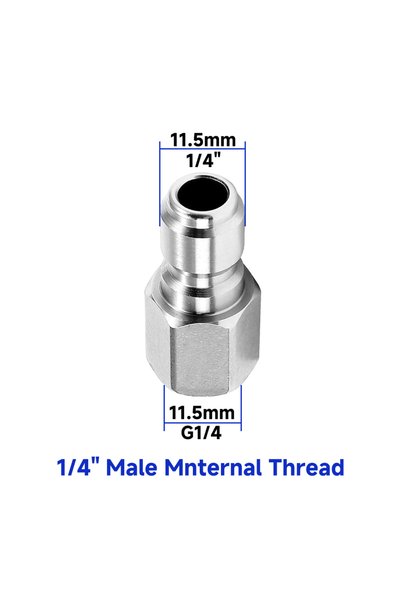 Choice3 D 1/4 Inch Pressure Washer Couplers Quick Connect Male Female Connect...