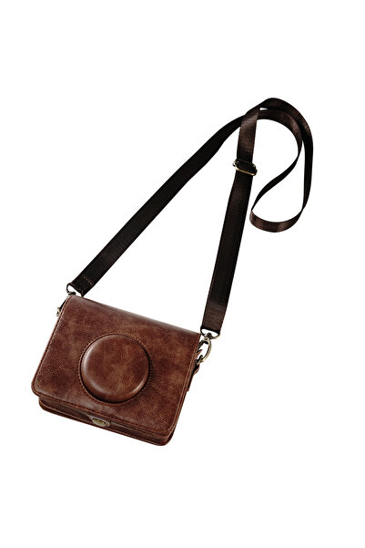 Choice Dark Brown Case Camera Bag for Fujifilm Instax MINI EVO Camera Protect...