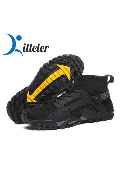 Choice 41 black Aqua Shoes Male 2023 Quick-Drying Anti-Slip Sneakers Mountain...