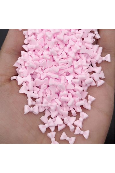 Choice7 NAILFYOU 50 قطعة زينة أظافر يابانية صلبة على شكل فيونكة، حجر راتنج كا...