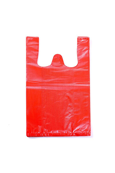 Choice4 20x33cm red 50pcs 50pcs Plastic Bag Thicken with Handle Wedding Party...