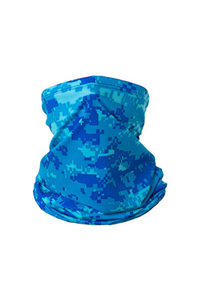Choice digital blue Multi-purpose Turban Riding Scarf Cycling Bandana Men Wom...