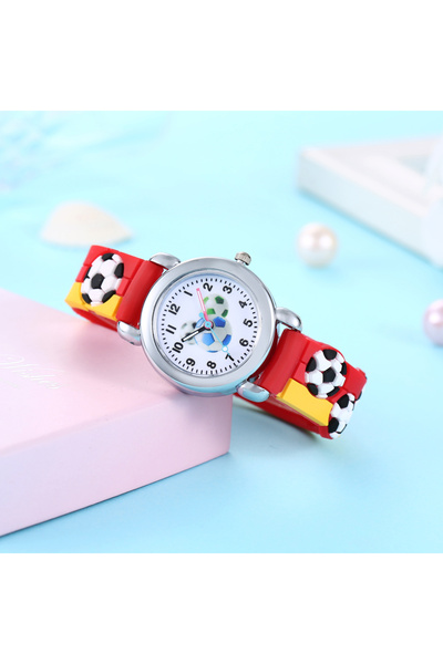Choice red Lovely Creative Cartoon Corlorful Kids Watch Gift For Boys Girls S...