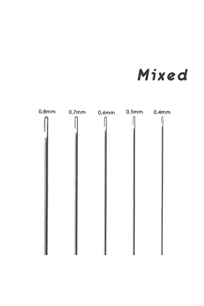 Choice mixed-one for each 5pcs/lot Super Long Stainless Steel Beading Needles...