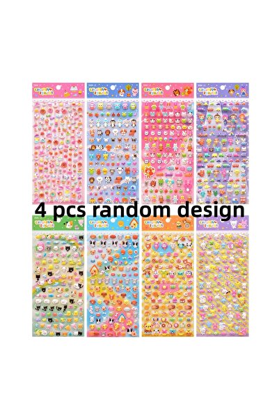 choice2 4 pcs random design 4 pcs/8 pcs Random Kawaii Lovely Small Animal Foa...