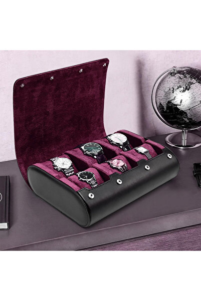 Choice Red Watch Travel Case - for Men - for Women -New Watch Roll Travel Cas...