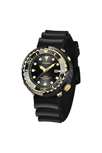 Choice LIGE black gold LIGE Fashion Diver Watch Men Top Brand Luxury 50ATM Wa...