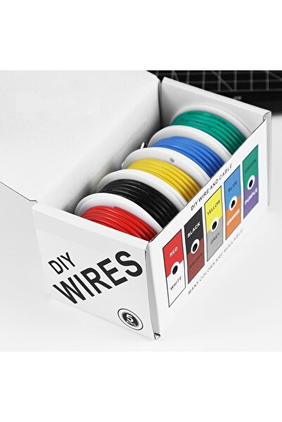 Choice 5x10M 22AWG 20-24AWG Electric Wire Flexible Silicone Wires 22 Gauge St...