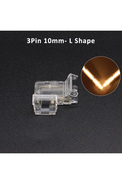Choice9 5PCS 3pin 10mm L COB 2Pin 3Pin 4Pin COB LED Strip Connector Extension...