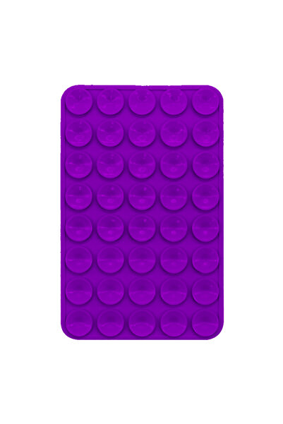 Choice Purple-1PC Double Sided Silicone Suction Cup Phone Case Detachable Sta...