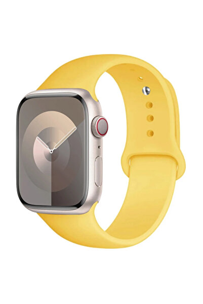 Choice 38mm-40mm-41mm S-M 4 Yellow Silicone Band For Watch strap 44mm 45mm 40...