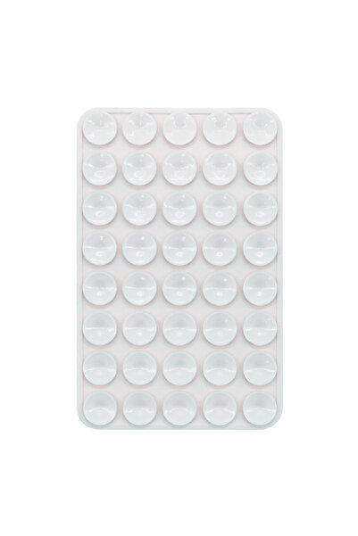 Choice White-1PC Double Sided Silicone Suction Cup Phone Case Detachable Stan...