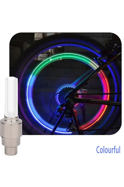 Choice3 Colourful 2Pcs Bicycle Lights Motion Sensor LED Lights with Batteries...