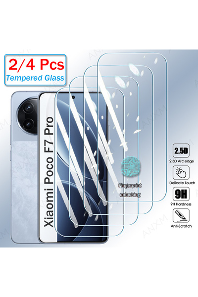 Choice5 لهاتف POCO F8 Pro 4 قطع من الزجاج عالي الدقة 2/4 قطع من الزجاج المقسى...