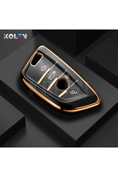 choice2 غطاء مفتاح السيارة الأسود الأنيق من مادة TPU لسيارات BMW X1 X3 X5 X6 ...