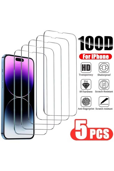 Choice1 iPhone17 Pro Max High Definition 5 Pieces 5Pcs Tempered Glass For iPh...