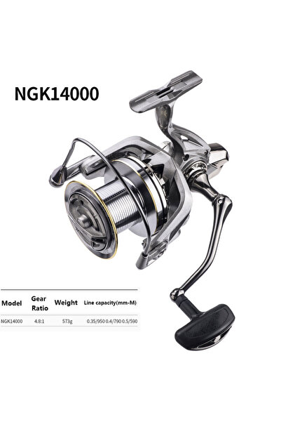 Choice NGK 14000 LINNHUE Big Spinning Fishing Reel 8000 9000 10000 12000 1400...