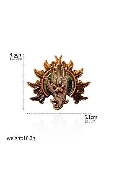 Choice15 X00453-13 Game Baldur's Gate 3 Cosplay Badge Pins Barbarian Fighter ...