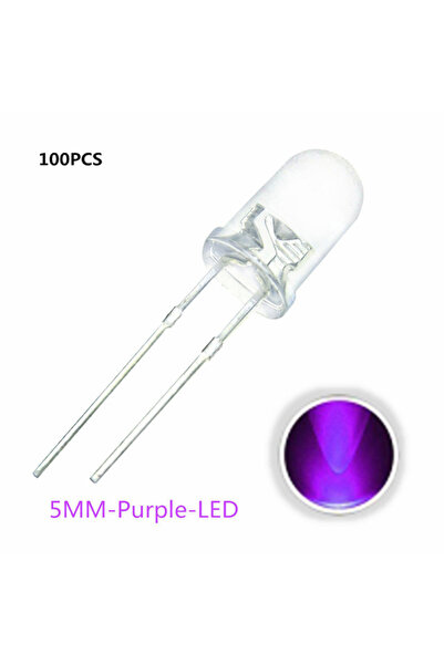 Choice1 100 قطعة أرجوانية 100 قطعة من ثنائيات LED مقاس 5 مم مجموعة متنوعة من ...