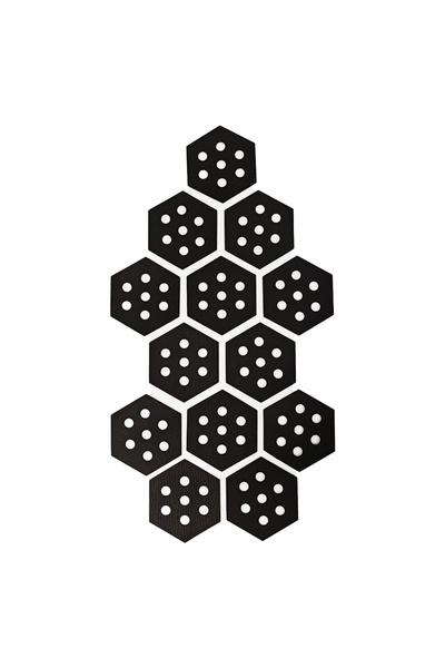 choice2 FHT-HE-12PC Anti Skid Equipment for Water Sports - Black White Multi-...