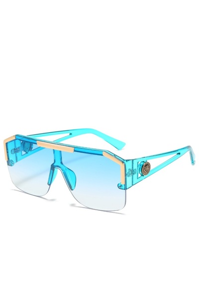 Choice Blue Men And Women Oversized Square Fashion Sunglasses Sports Driving ...