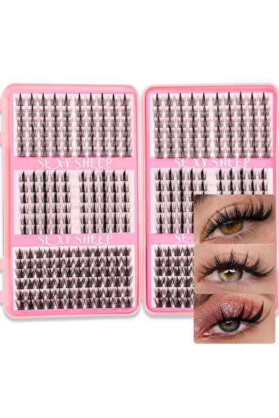 Choice11 GN 12 DIY Eyelashes Clusters Natural Look Manga Anime Eyelash Extens...