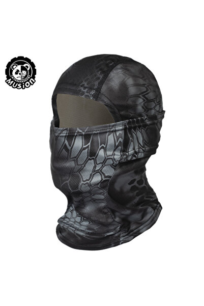 Choice Black Python MusionTactical Balaclava Full Face Mask Quick-dryHiking C...