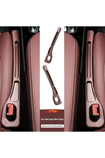 choice2 1 Pair For Brown 2Pcs Car Seat Gap Filler Side Seam Plug Strip Leak-p...