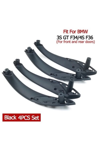 Choice6 مقبض باب داخلي أسود لسيارات BMW الفئة 3 طرازات F30 F80 F31 F32 F33 F3...