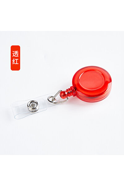 Choice1 red 10pcs Retractable Badge Holder Clips for Nurse ID Badge Reel with...