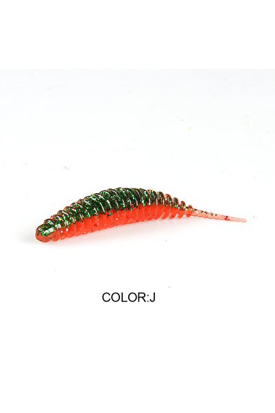 Choice 49mm20pcs J 2023 Hot Supercontinent Worm Bait Soft Bait Tanta Fishy Sm...