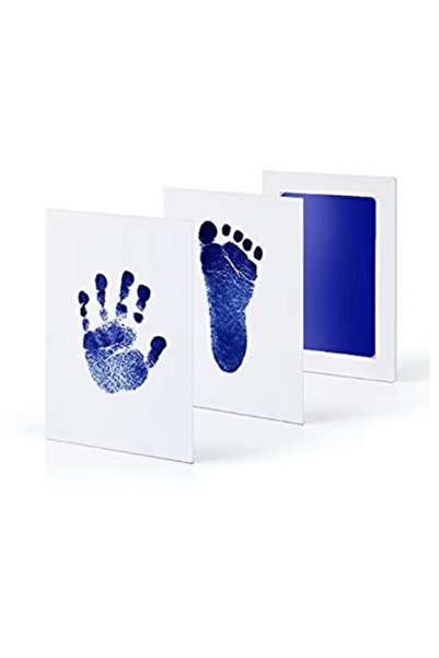 Choice Blue Ink Pad Newborn Baby DIY Hand And Footprint Kit Ink Pads Photo Fr...